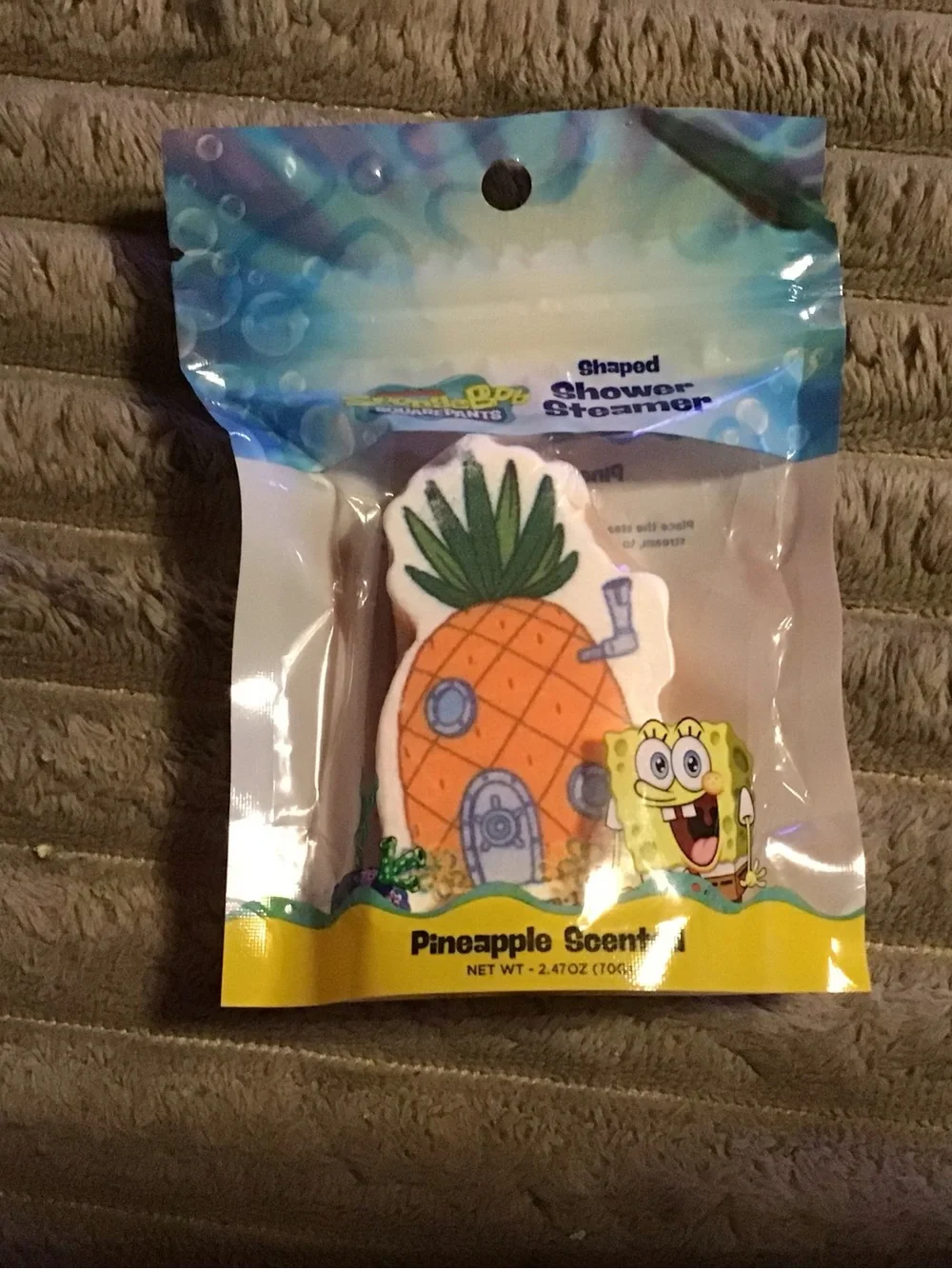 SpongeBob SquarePants Pineapple & Citrus Scented Shower Steamers - Yellow/Orange